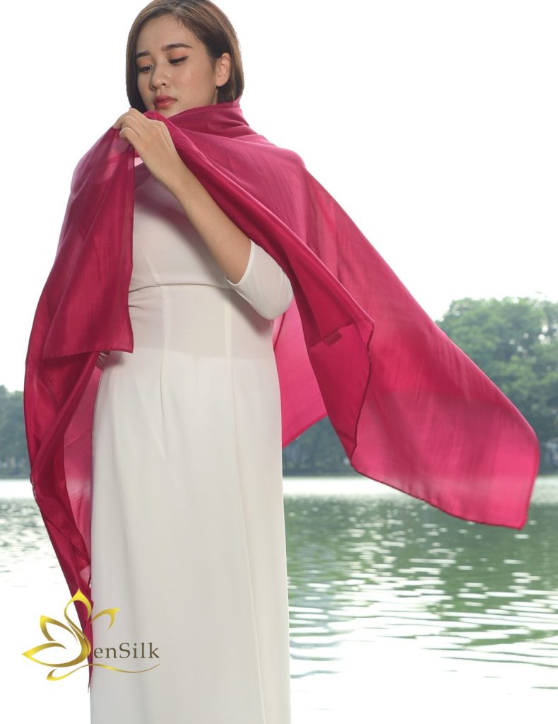 Khăn Lụa Tơ Tằm Cao Cấp