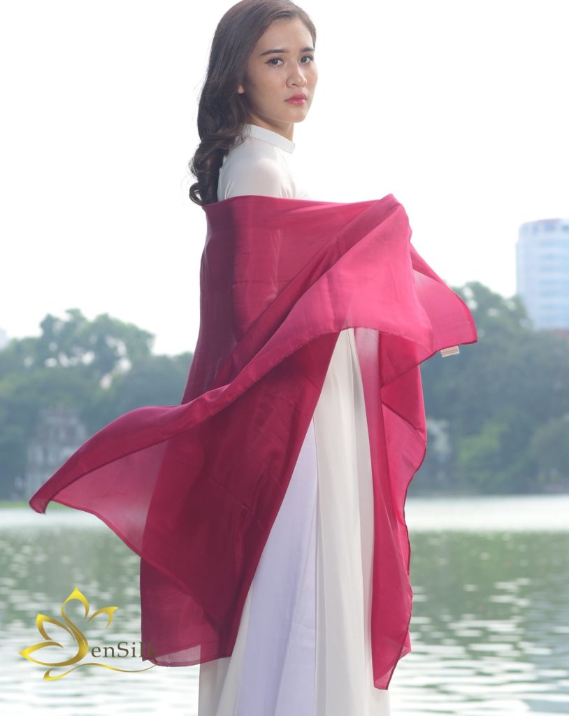 Khăn Lụa Tơ Tằm Cao Cấp