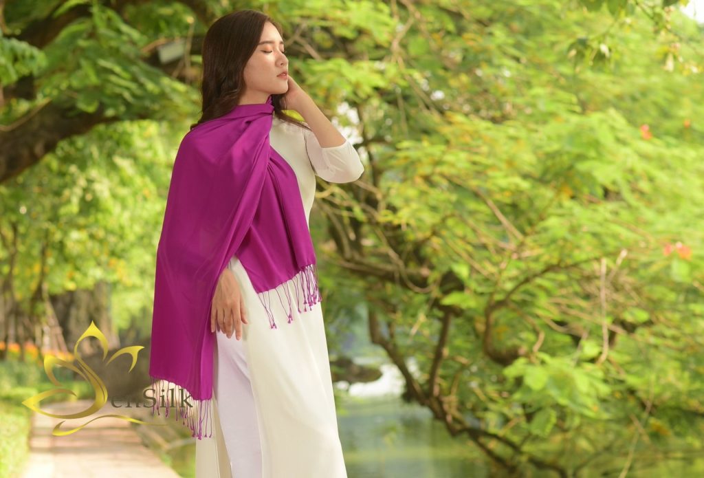 Khăn Lụa Tơ Tằm Cao Cấp