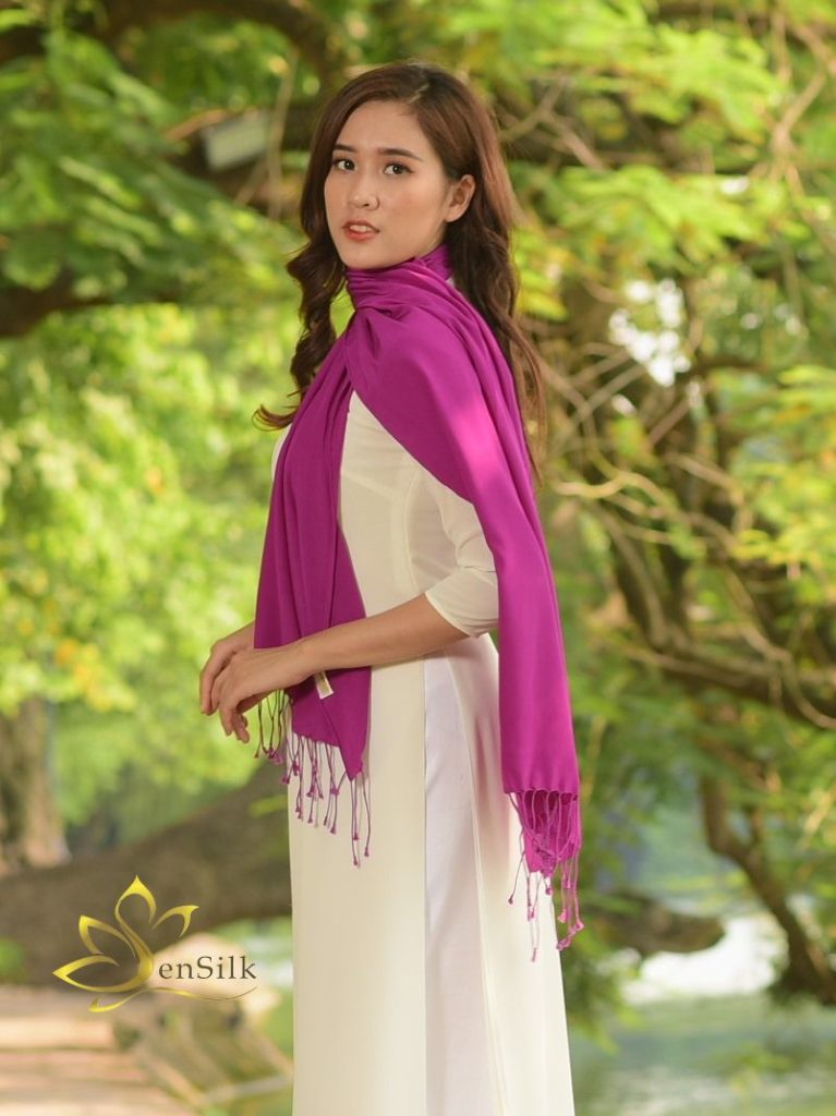 Khăn Lụa Tơ Tằm Cao Cấp