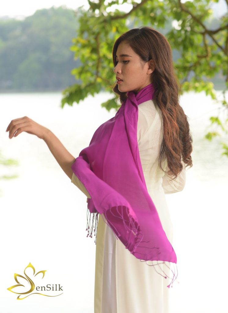Khăn Lụa Tơ Tằm Cao Cấp