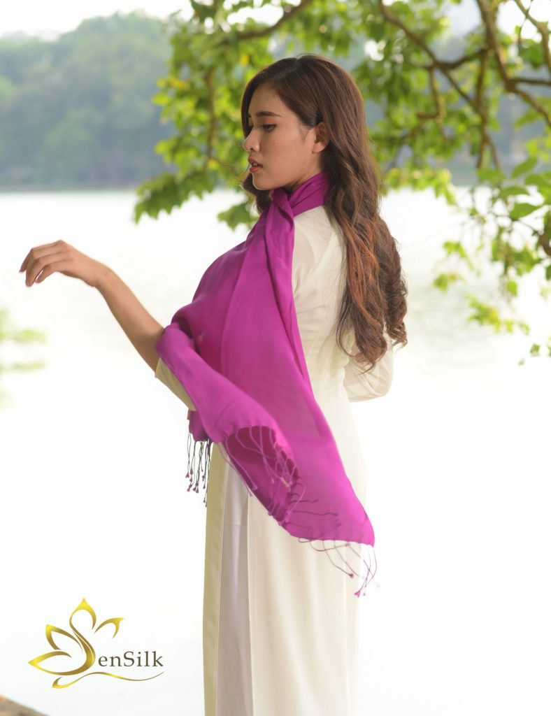 Khăn Lụa Tơ Tằm Cao Cấp