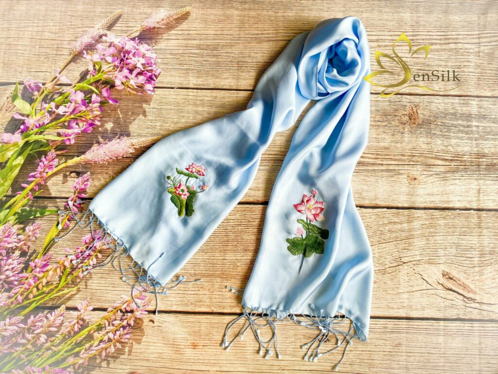 Khăn Lụa Tơ Tằm Cao Cấp | SenSilk