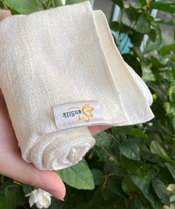 Khăn Mặt Tơ Tằm Cao Cấp SenSilk 30*40cm - Quà Tặng Sức Khỏe