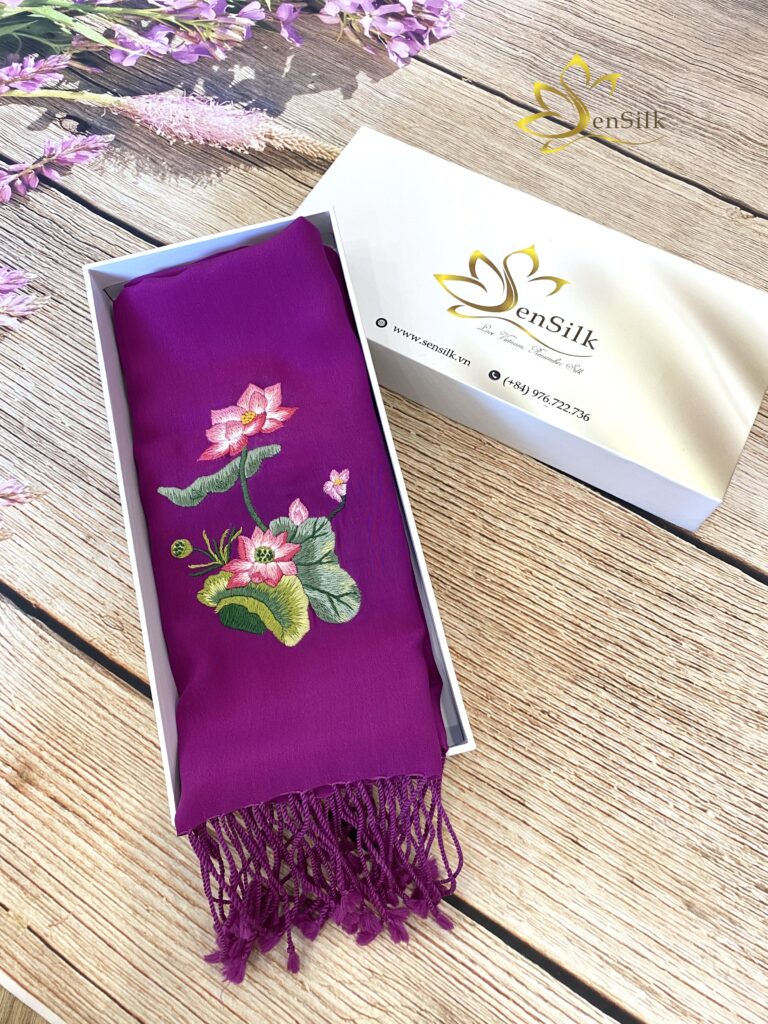 Khăn Lụa Tơ Tằm Cao Cấp