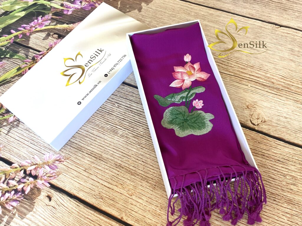 Khăn Lụa Tơ Tằm Cao Cấp