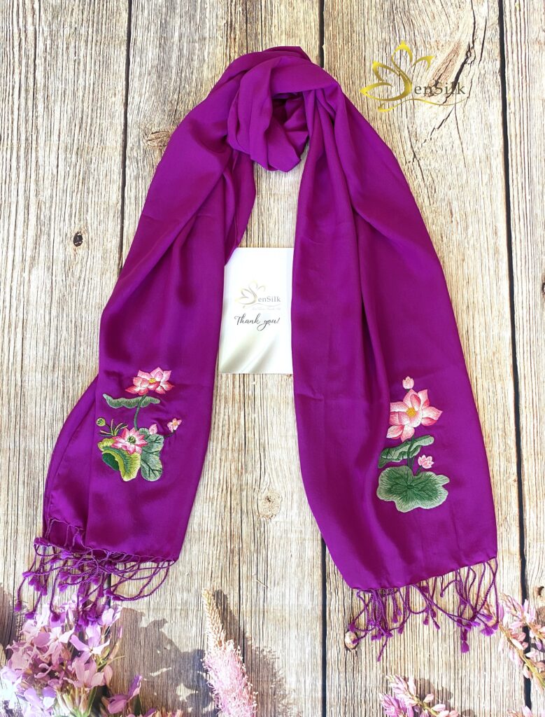 Khăn Lụa Tơ Tằm Cao Cấp