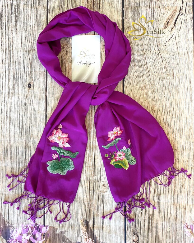 Khăn Lụa Tơ Tằm Cao Cấp