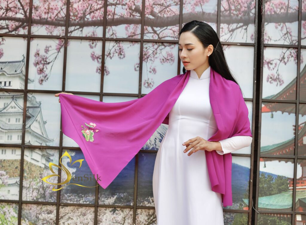 Khăn Lụa Tơ Tằm Cao Cấp