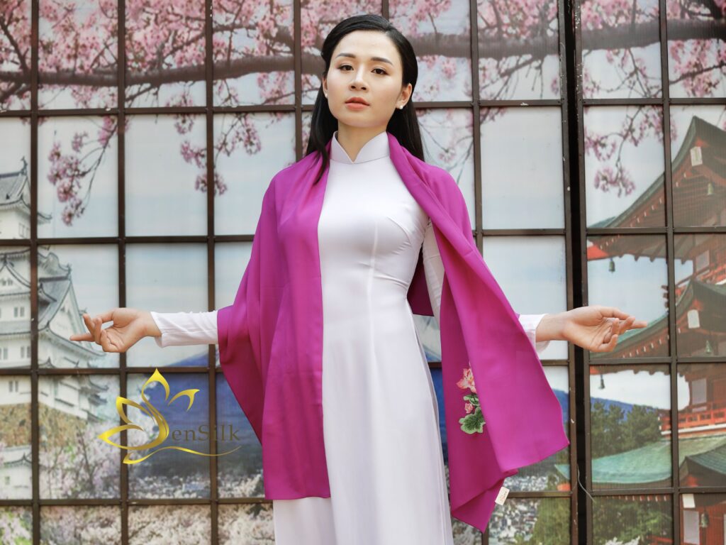 Khăn Lụa Tơ Tằm Cao Cấp