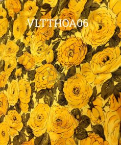 Vải Lụa Tơ Tằm Cao Cấp SenSilk In Họa Tiết VLTTHOA06