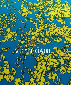 Vải Lụa Tơ Tằm Cao Cấp SenSilk In Họa Tiết VLTTHOA08