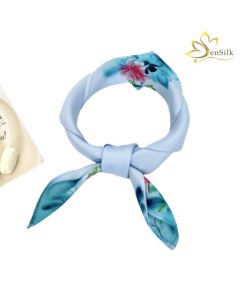 Quà Tặng Doanh Nhân Lụa SenSilk Vẽ Tay Hoa Mẫu Đơn