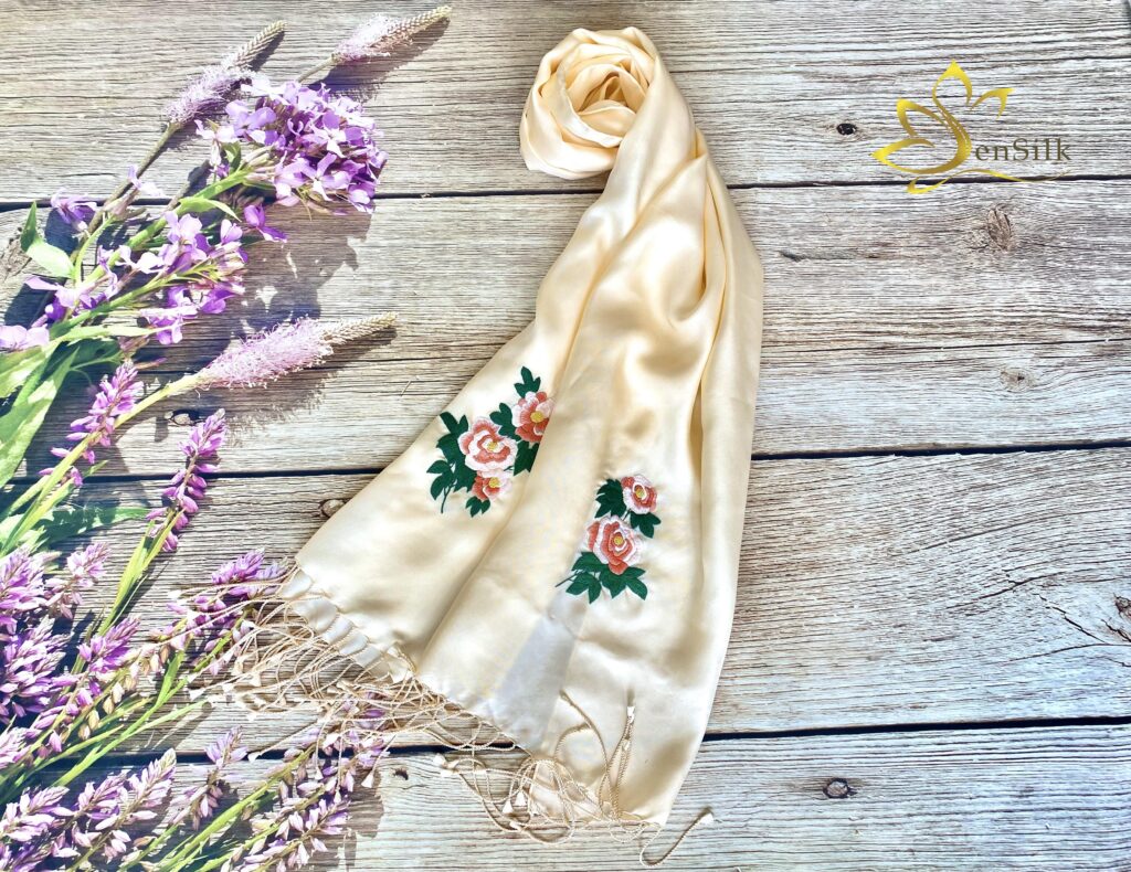 Khăn Lụa Tơ Tằm Cao Cấp