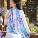 Khăn Lụa Vẽ Tay Nghệ Thuật Lavender - Quà Tặng 20/10 | SenSilk