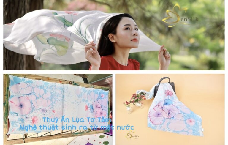 Thủy Ấn – Nghệ thuật Áng Mây trên Lụa Tơ Tằm