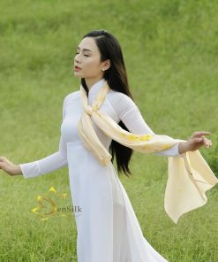 Art of Silk - Khăn Lụa Vẽ Tay Hoa Mai SenSilk Limited - Quà Tặng Đẳng Cấp