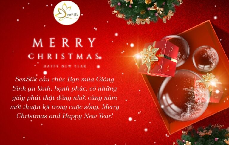 Thư Chúc Mừng Giáng Sinh 2022 và Năm Mới 2023 – SenSilk – Lụa Tơ Tằm Thuần Việt