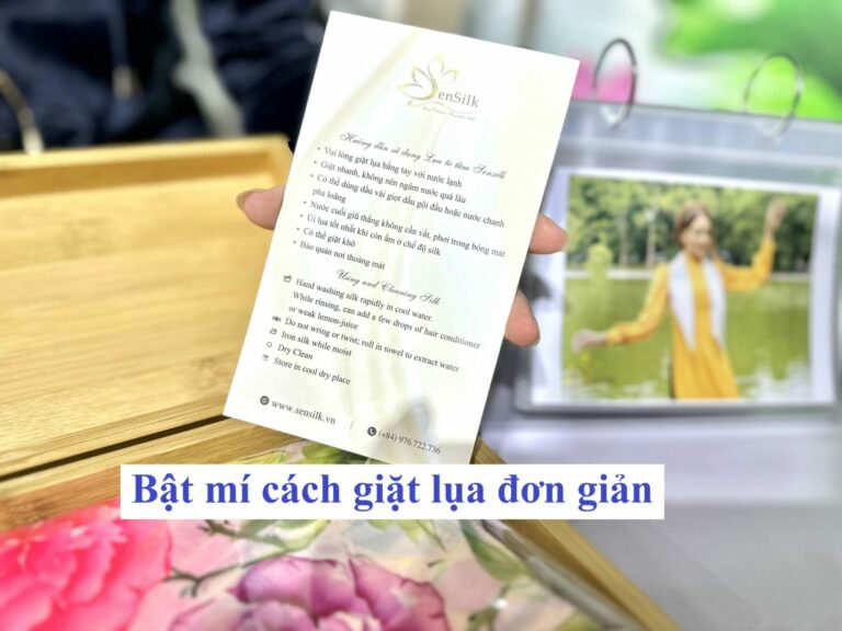 Bật mí cách Giặt Khăn Lụa đơn giản