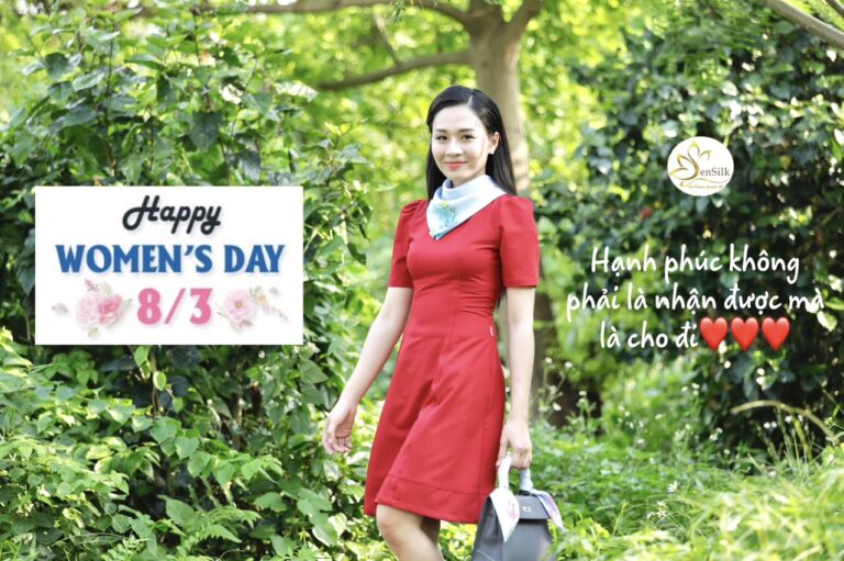Quà Tặng 8/3 Độc Đáo – Khăn Lụa Tơ Tằm Thuần Việt SenSilk