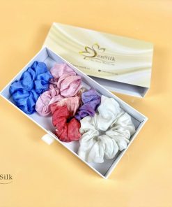 Cột Tóc Cao Cấp Lụa SenSilk SET4 - Mulberry Silk Scrunchies