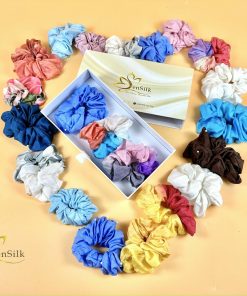 Pure Silk HAIR TIES - Buộc Tóc Cao Cấp Lụa SenSilk® SET3