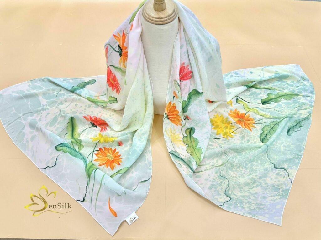 Khăn Lụa Tơ Tằm Cao Cấp | SenSilk