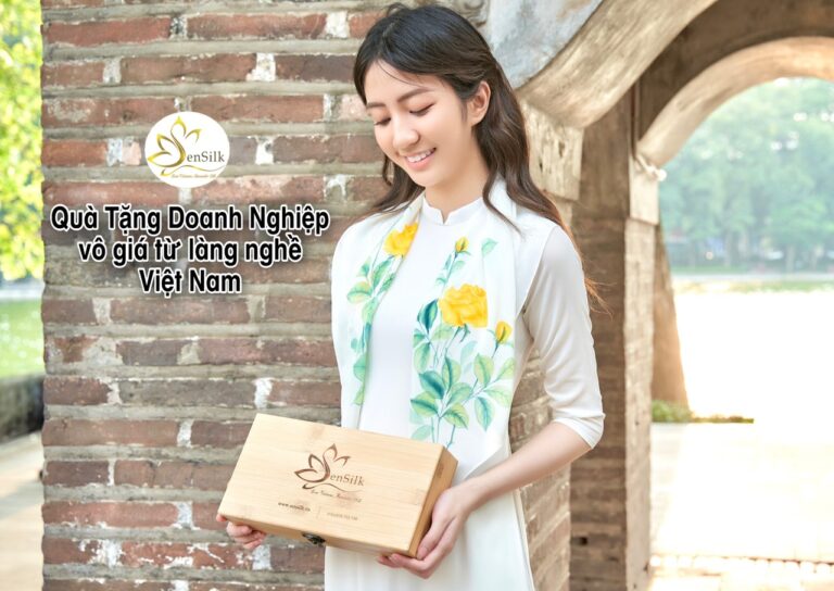 Khăn Lụa Sen Silk – Quà Tặng Doanh Nghiệp Từ Làng Nghề Việt