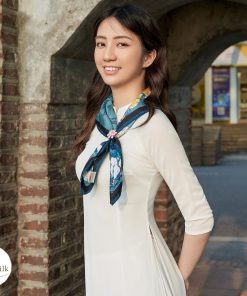 Khăn Lụa in Tơ Tằm SenSilk KLVI05 - Quà Tặng Doanh Nghiệp