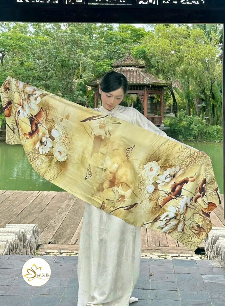 Khăn Lụa Tơ Tằm Cao Cấp
