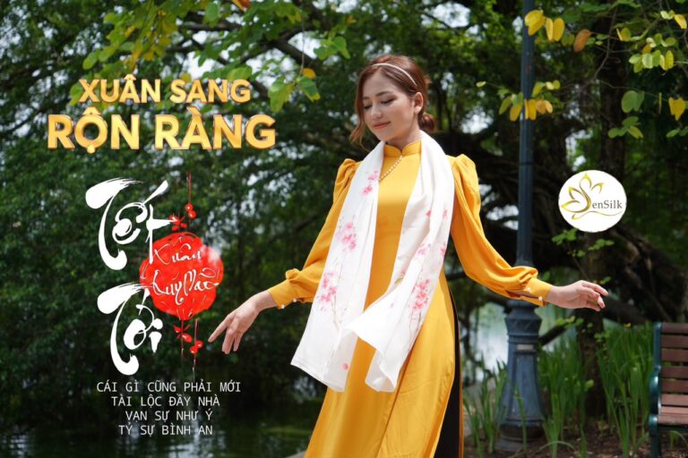 Khăn Lụa Tơ Tằm Cao Cấp SenSilk – Quà Tặng Sang Trọng!
