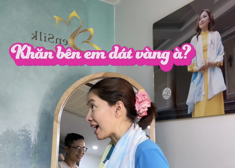 Khăn Lụa Dát Vàng SenSilk – Đẳng Cấp Quà Việt