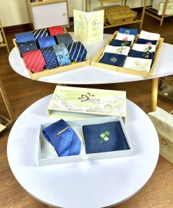 Set Cà Vạt và Khăn Tay Lụa Thêu: Lựa Chọn Tinh Tế Cho Dịp Đặc Biệt - Best Silk Gift