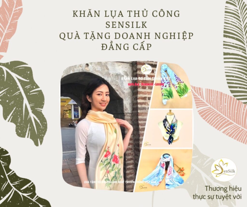 Khăn Lụa Tơ Tằm Cao Cấp