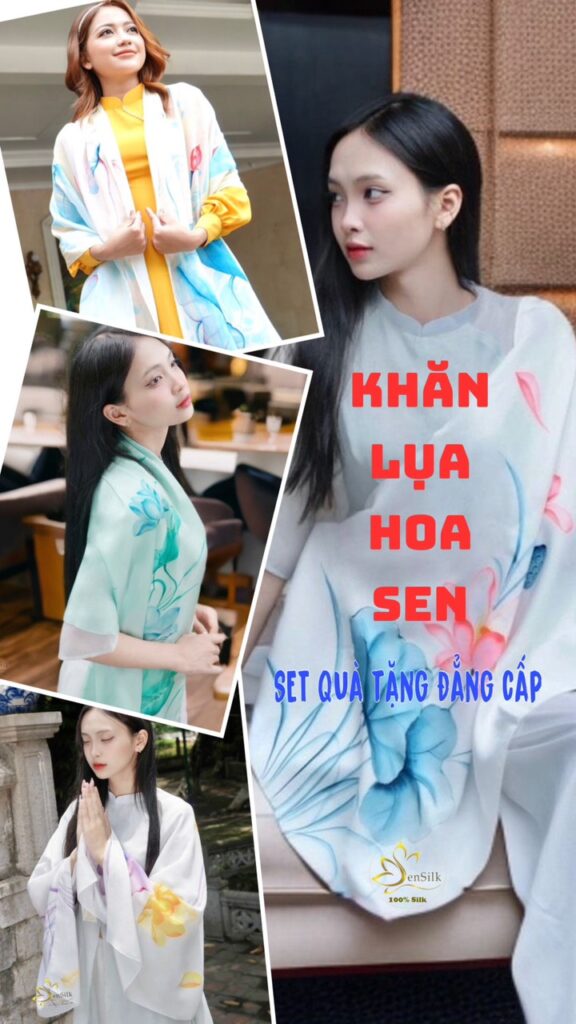 Khăn Lụa Tơ Tằm Cao Cấp