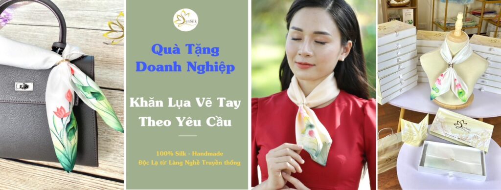 Khăn Lụa Tơ Tằm Cao Cấp