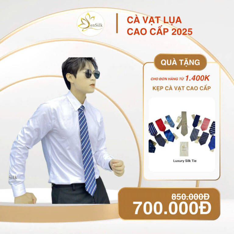 Cà Vạt Lụa SenSilk 2025 – Bộ Sưu Tập Quà Tặng Doanh Nhân Cao Cấp