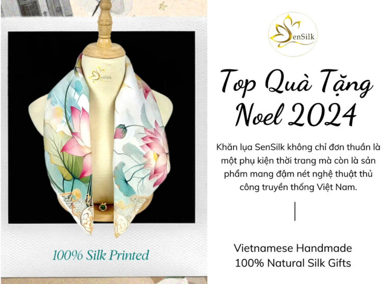 Top Quà Tặng Noel 2024: Khăn Lụa Cao Cấp SenSilk – Christmas Gifts from Vietnam