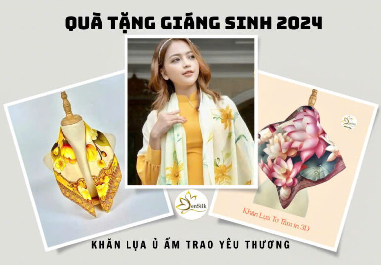 Quà Tặng Giáng Sinh 2024: Khăn Lụa Cao Cấp SenSilk – Món Quà Độc Đáo Trao Yêu Thương