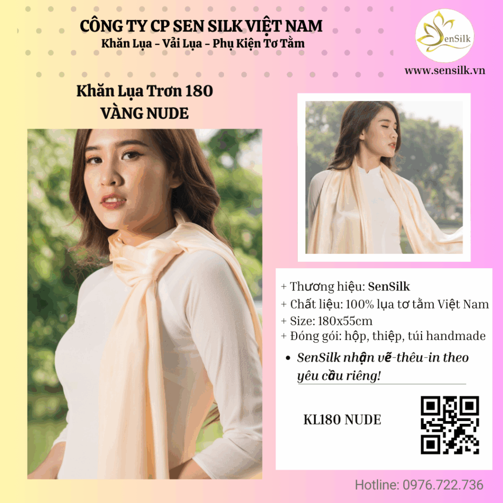 Khăn Lụa Tơ Tằm Cao Cấp | SenSilk