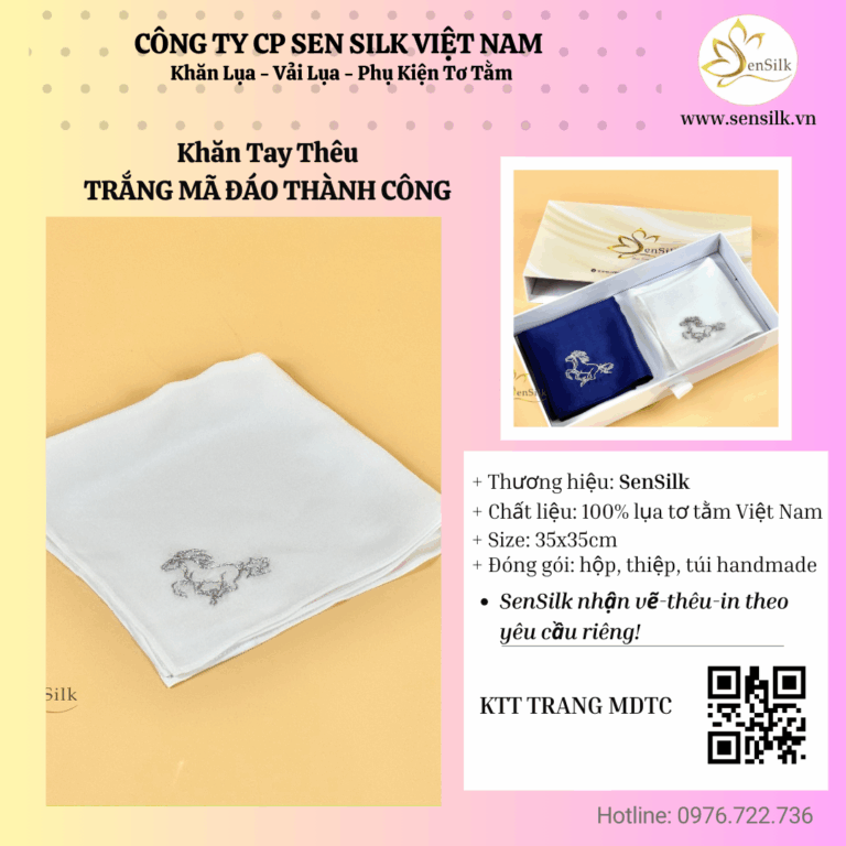 ✨ MÃ ĐÁO THÀNH CÔNG – BIỂU TƯỢNG TRÊN LỤA VIỆT ✨