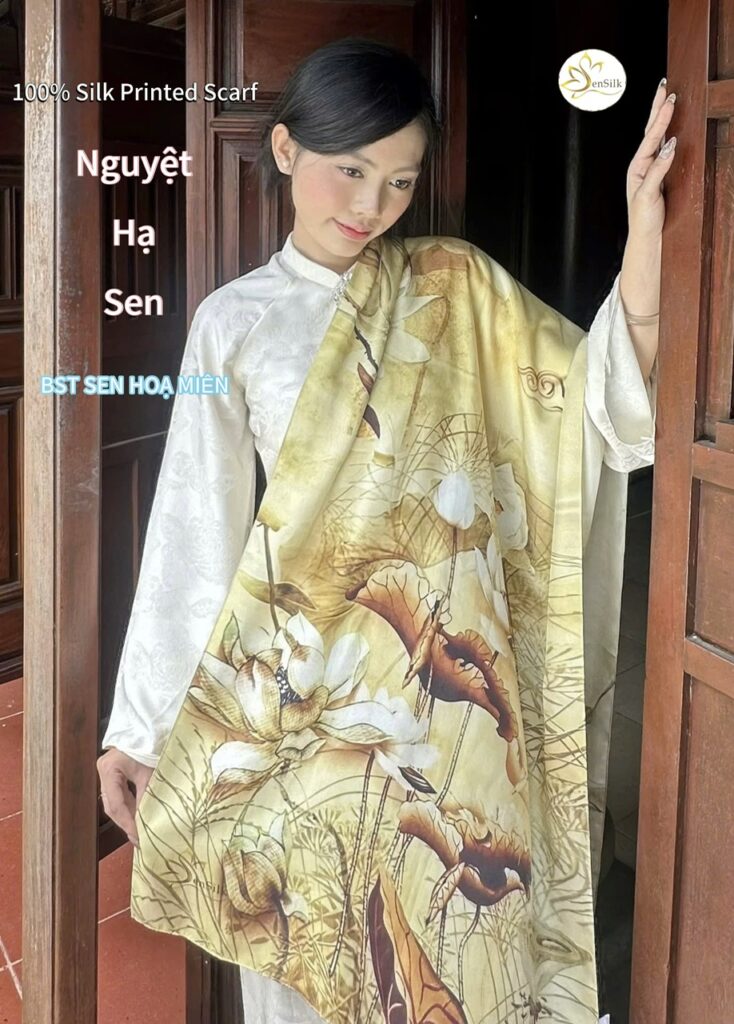 Khăn Lụa Tơ Tằm Cao Cấp