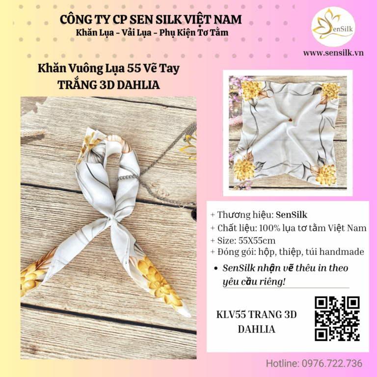✨ “Khăn lụa SenSilk – Sức mạnh ẩn sau sự mềm mại” ✨