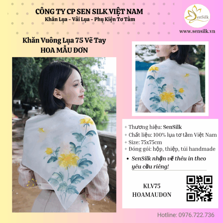 Ý nghĩa quà tặng từ khăn lụa SenSilk