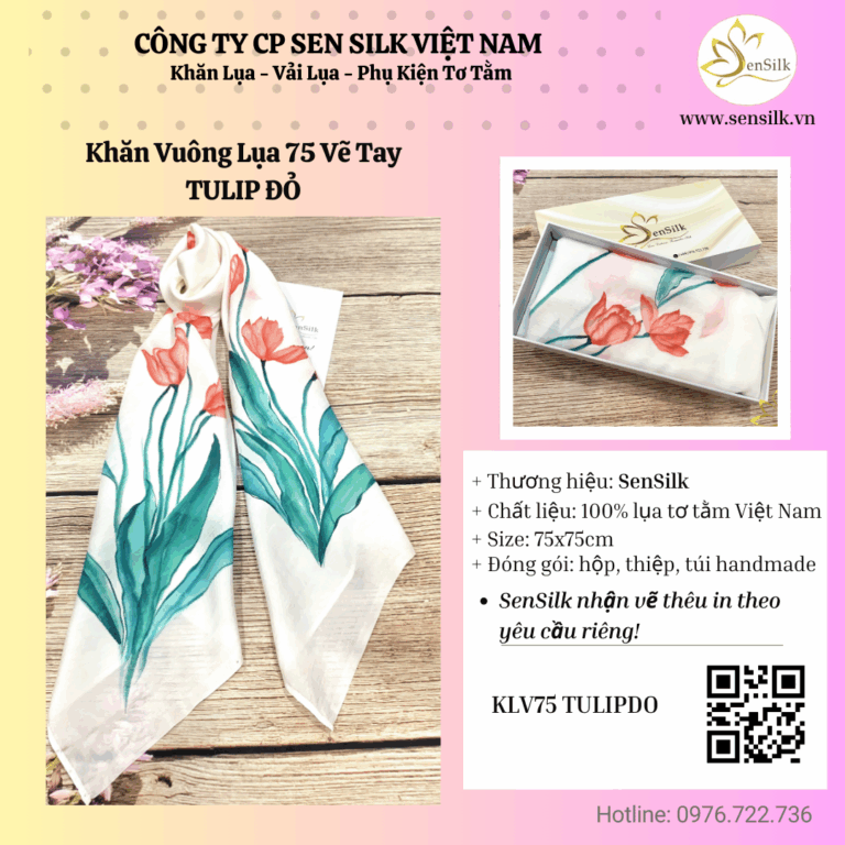 ✨ Khăn lụa, món quà tình thân