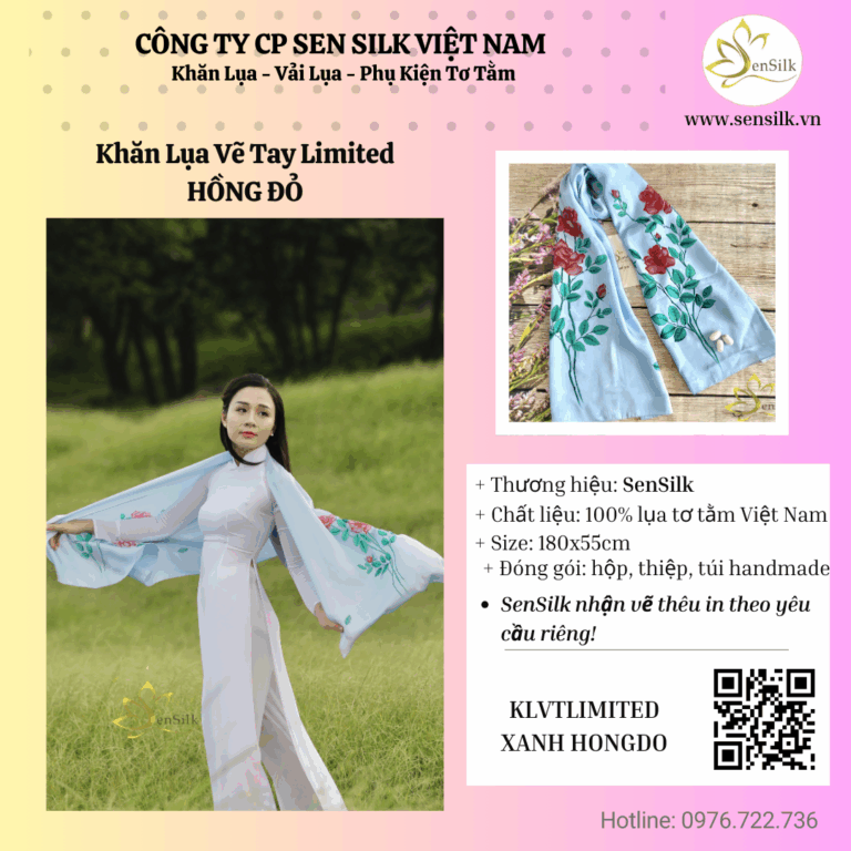 ✨ Khi hoa hồng đỏ nở trên nền lụa xanh