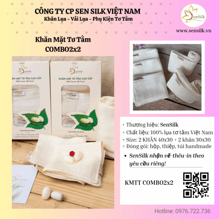 ✨ Khăn tơ tằm – Quà tặng của sự tinh tế