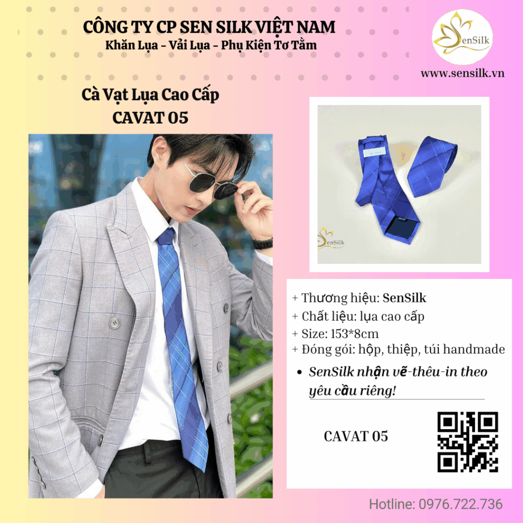 Khăn Lụa Tơ Tằm Cao Cấp
