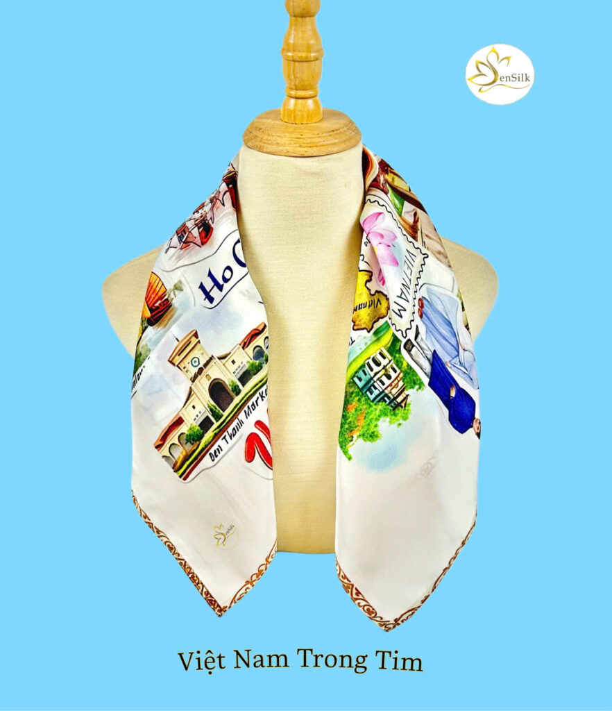 Khăn Lụa Tơ Tằm Cao Cấp