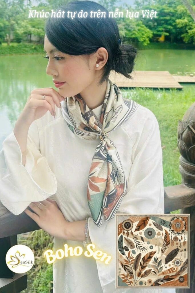Khăn Lụa Tơ Tằm Cao Cấp